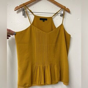Sanctuary size L yellow sleeveless blouse